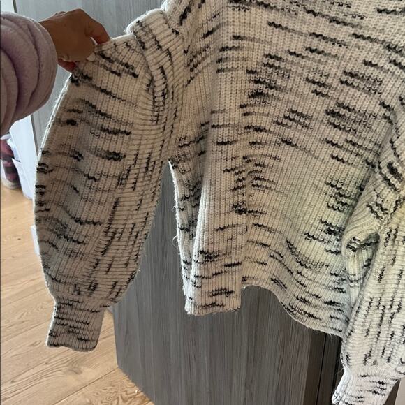 $258 VARLEY Belgrave Sweater dramatic puffy sleeves plush soft statement XL - Picture 14 of 14